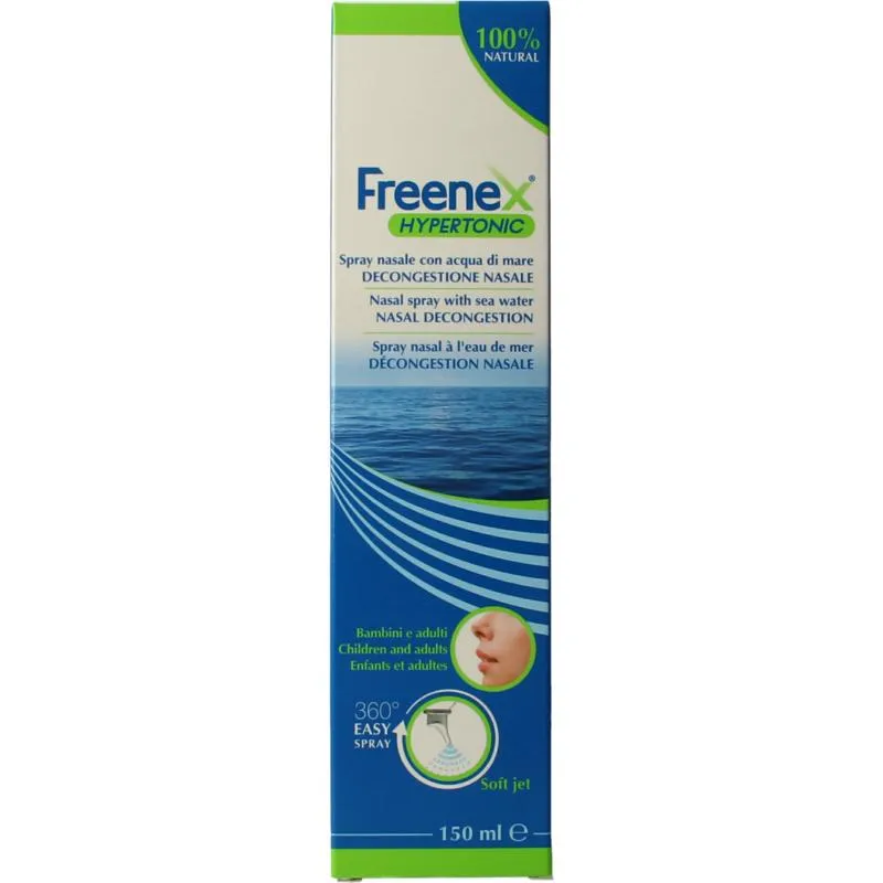Freenex Seawater Hypertonic Nasal Spray (150 ml)