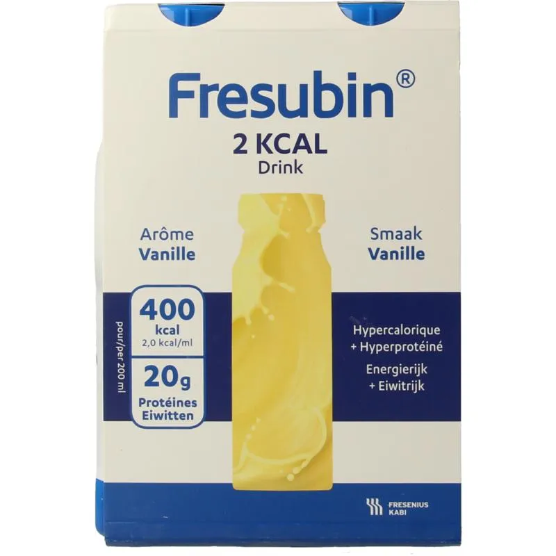 Fresubin 2 Kcal Drink Vanille 200ml (4 stuks)