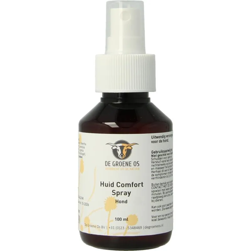 De Groene Os Huid Comfort Spray Hond/Kat (100 ml)