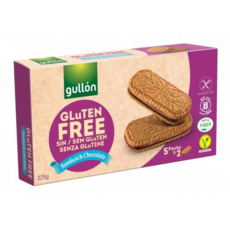 Gullon Sandwich Chocolate Cookies Glutenvrij (225 gr)