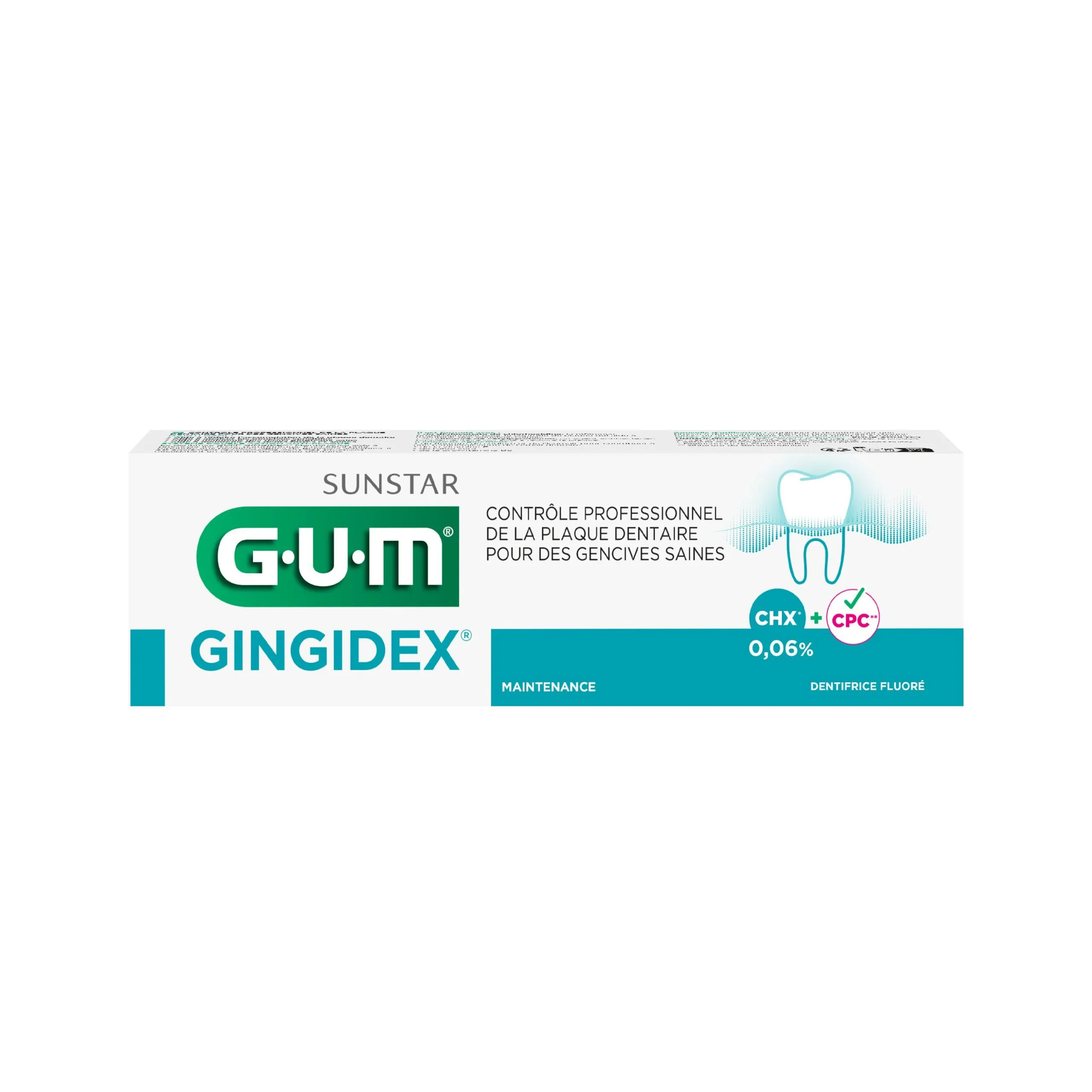 Gum Gingidex Tandpasta Tube (75 ml)