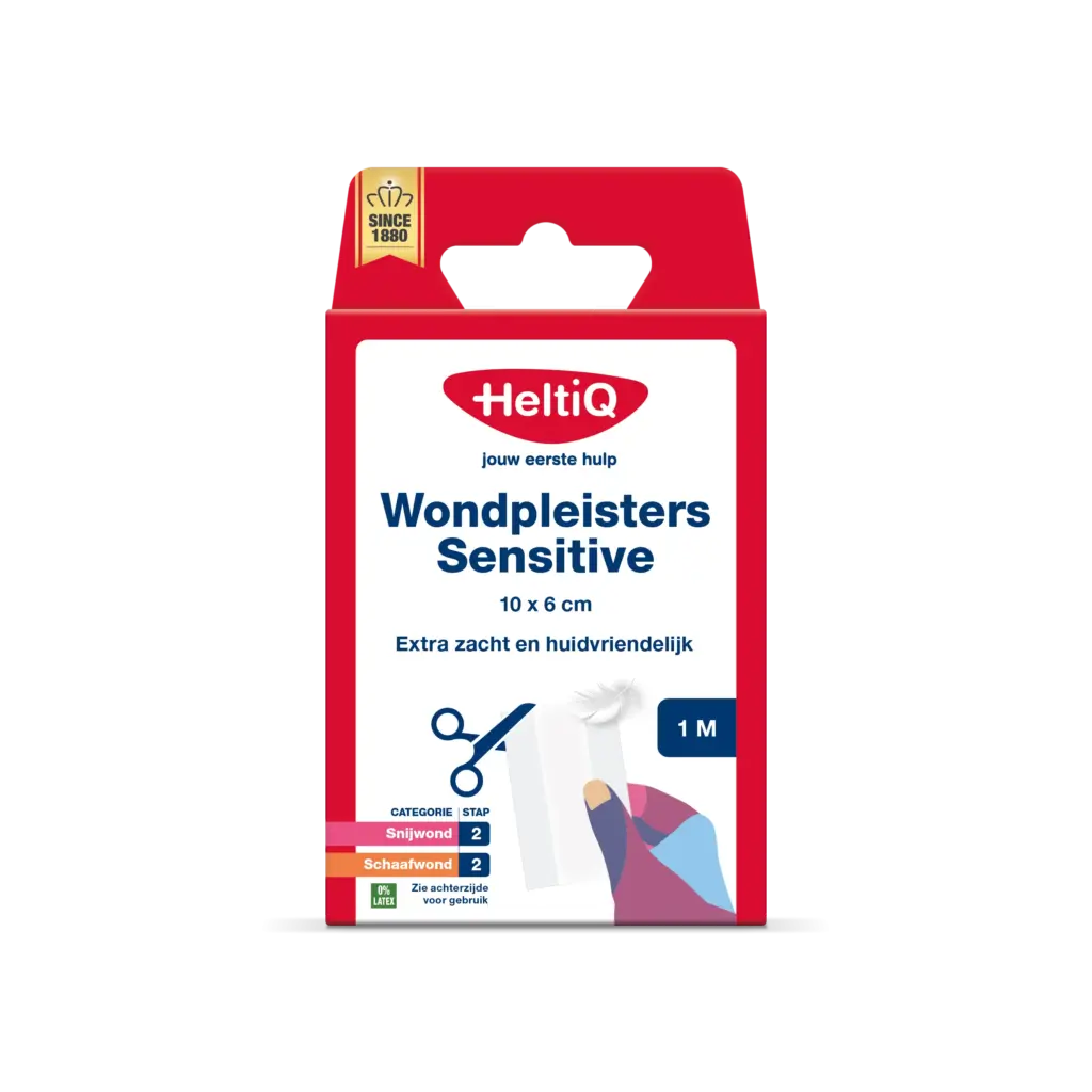 Heltiq Wondpleister Sensitive 1M X 6Cm (1 stuk)