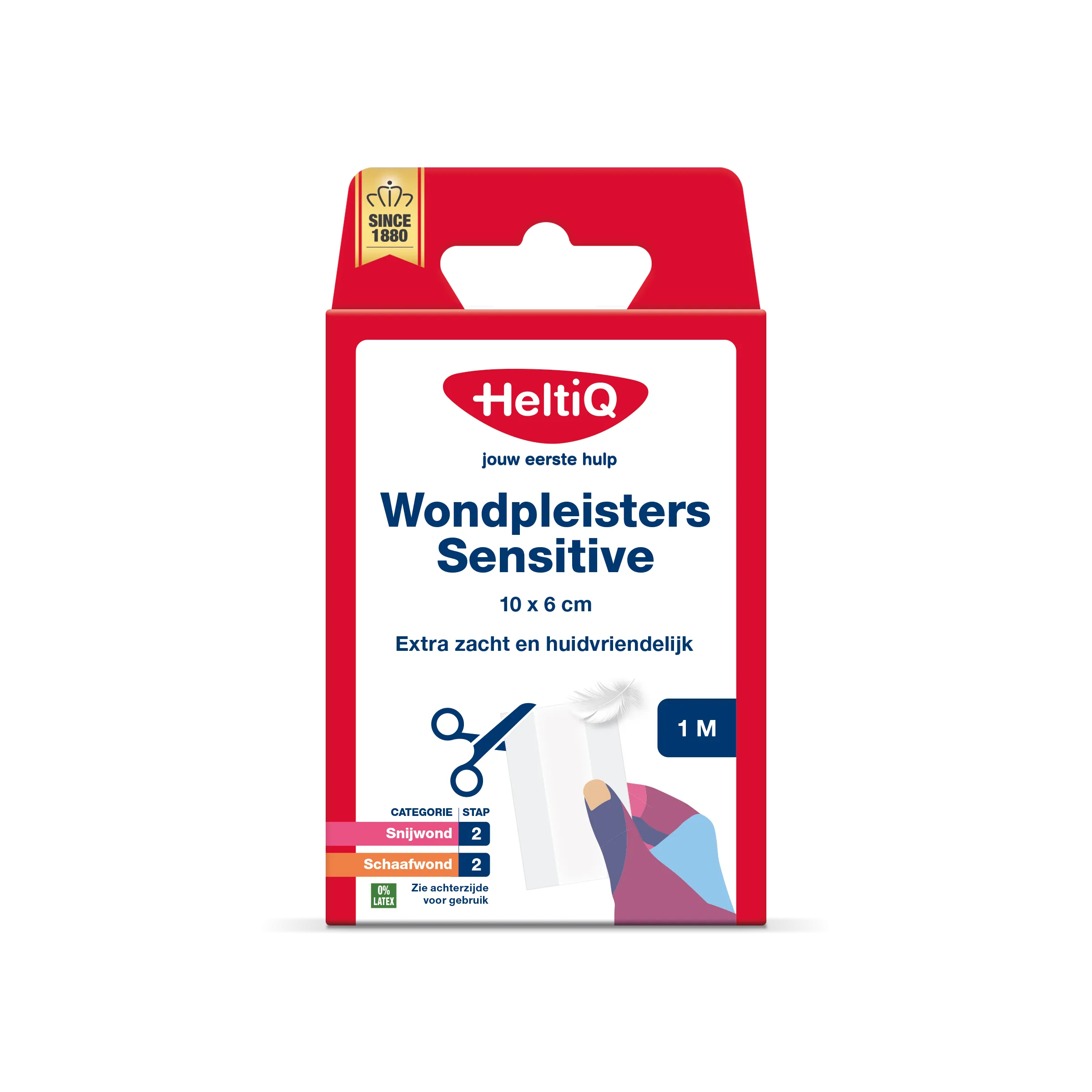 Heltiq Wondpleister Sensitive 1M X 6Cm (1 stuk)