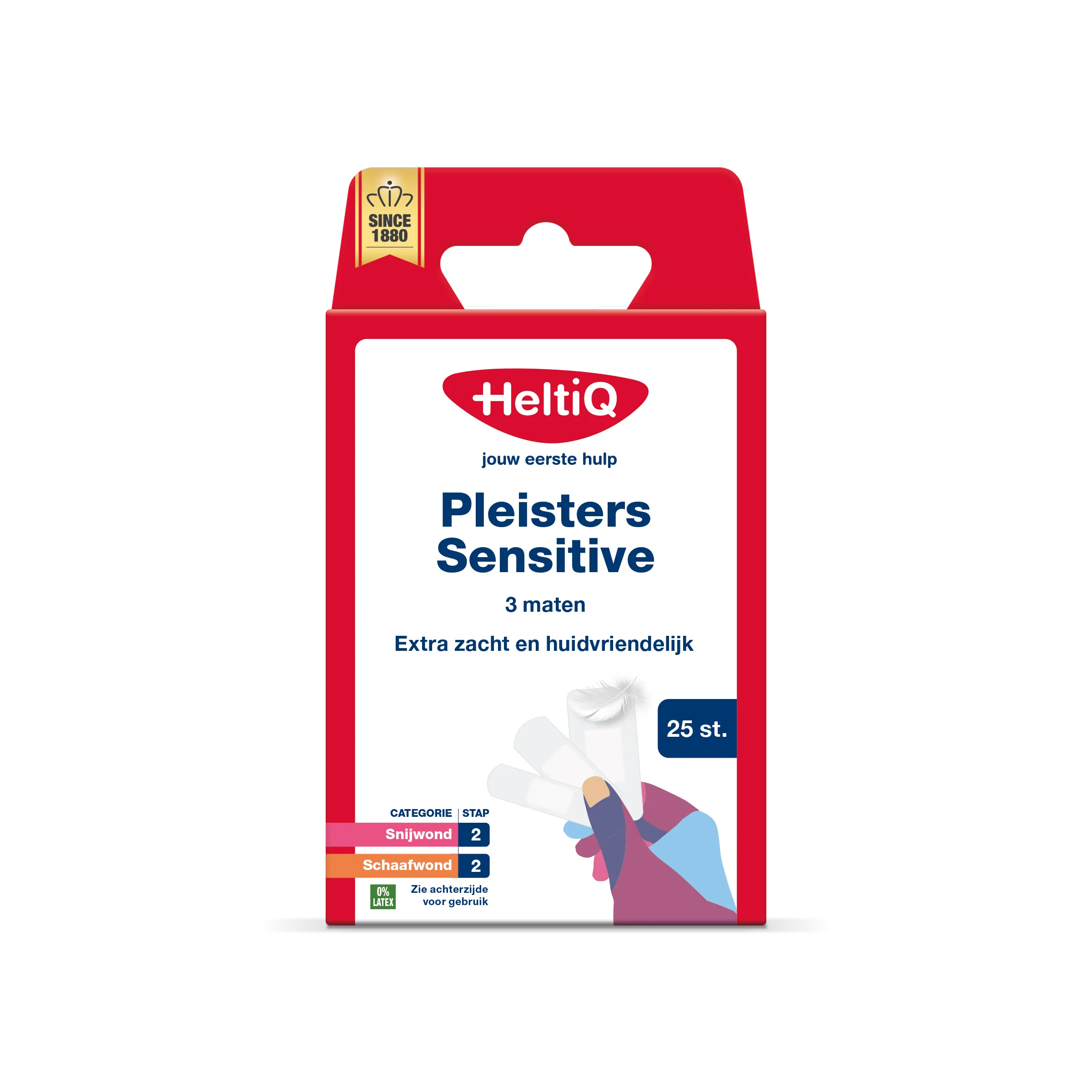 Heltiq Pleisters Sensitive 3 Maten (25 stuks)
