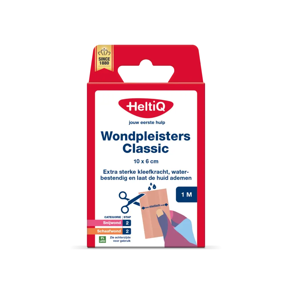 Heltiq Wondpleister Classic 10 X 6Cm 1M (1 stuk)