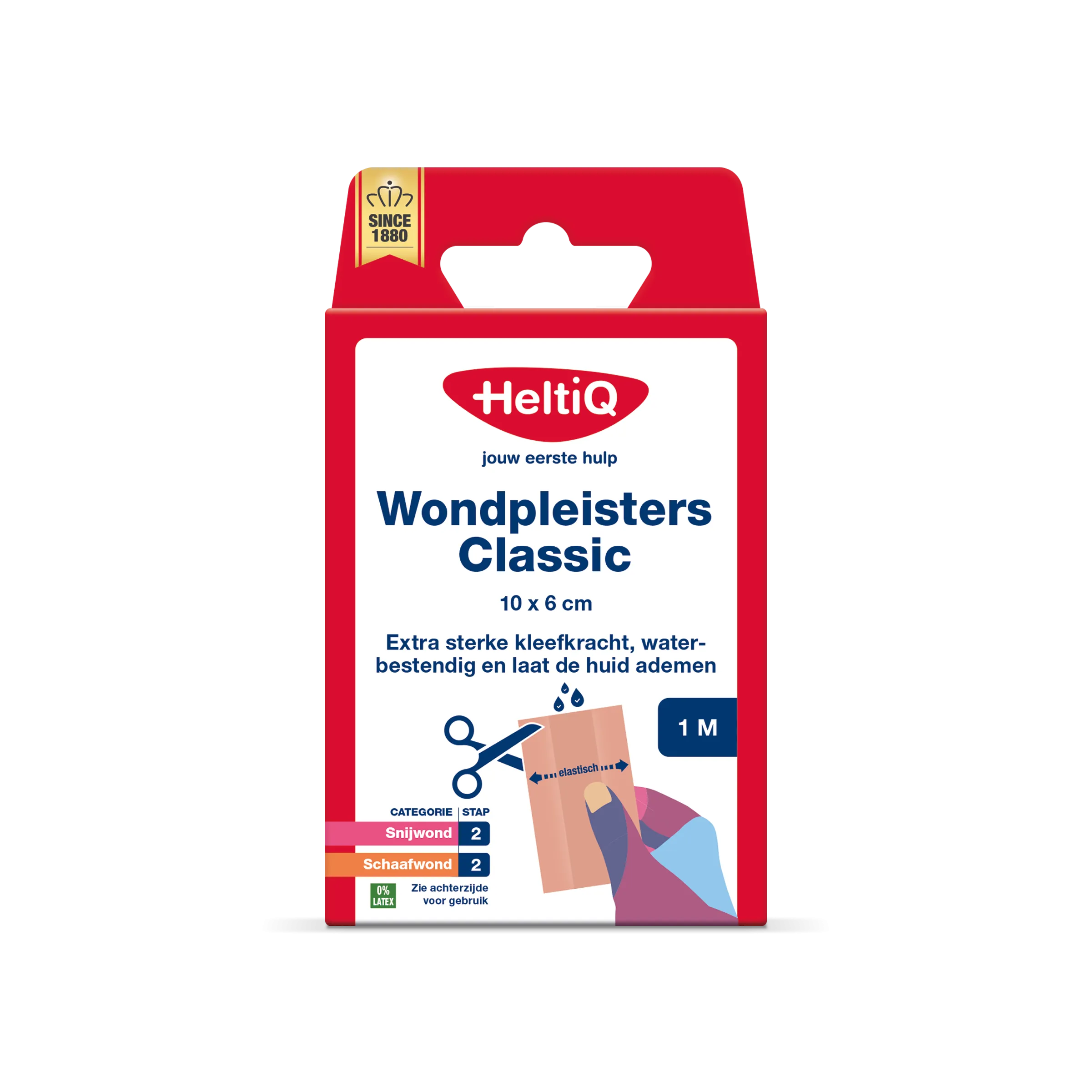 Heltiq Wondpleister Classic 10 X 6Cm 1M (1 stuk)