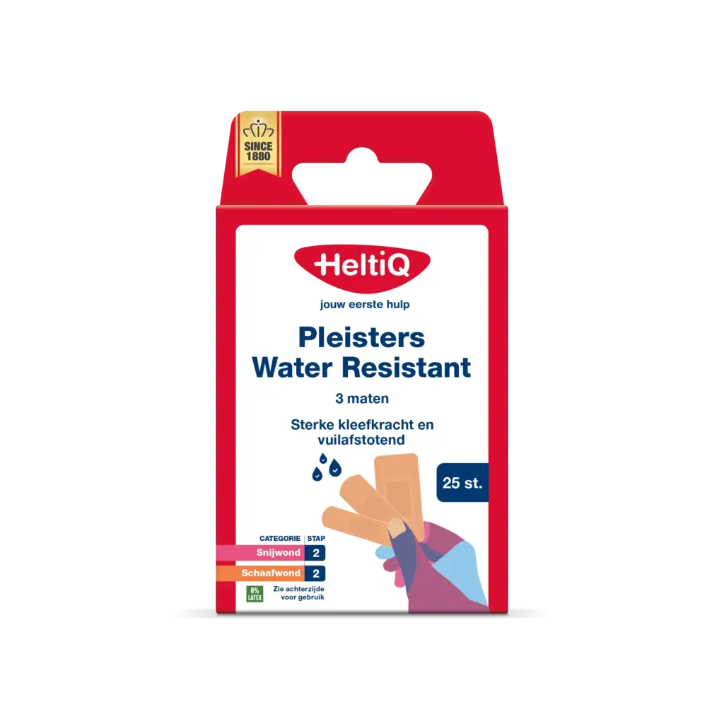 Heltiq Pleisters Water Resistant 3 Maten (25 stuks)