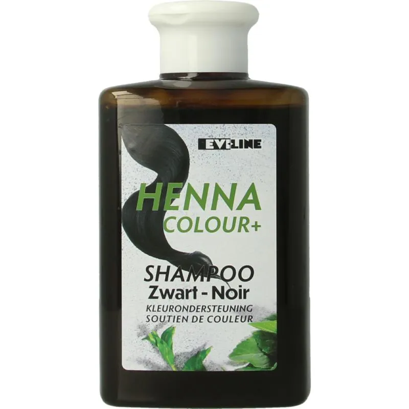 Evi-Line Henna Cure & Care Shampoo Colour + Zwart (300 ml)