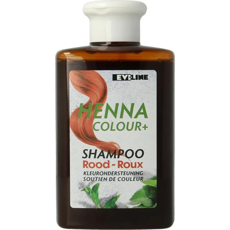 Evi-Line Henna Cure & Care Shampoo Colour + Rood (300 ml)