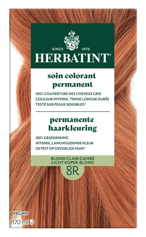 Herbatint 8R Licht Koper Blond (170 ml)