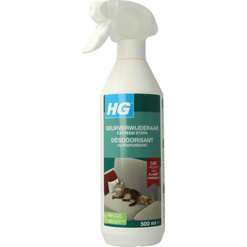 Hg Geurverwijderaar Extreem Sterk Kat (500 ml)