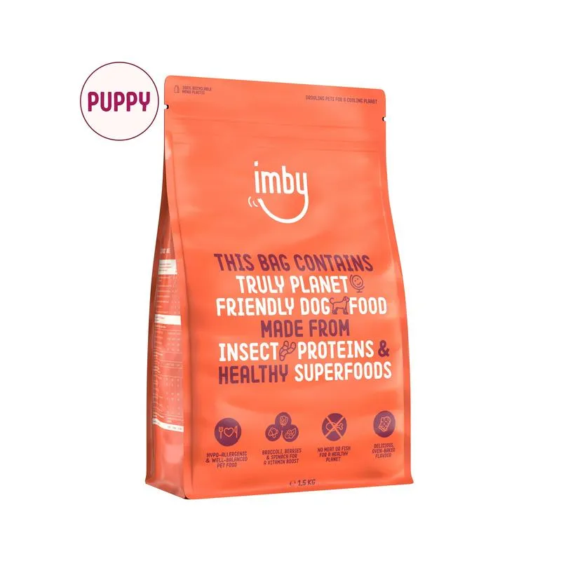 Imby Pet Food Hondenbrokken Insecteneiwit Puppy 1-12 Maanden (1500 gr)