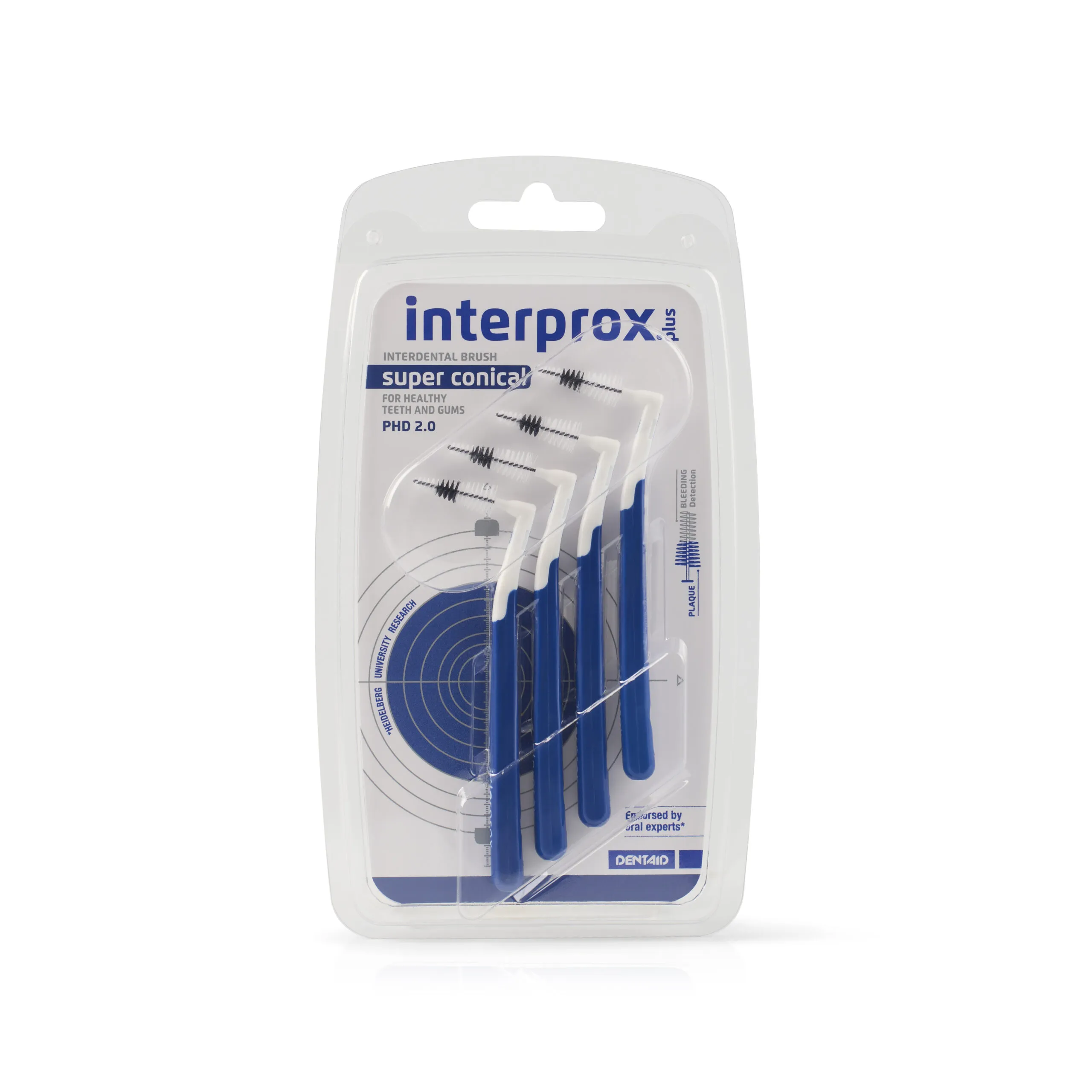 Interprox Plus Ragers Super Conical Donker Blauw (4 stuks)