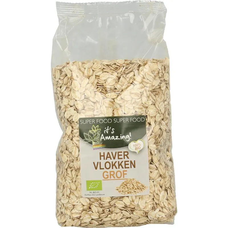 It'S Amazing Havervlokken Grof Bio (500 gr)