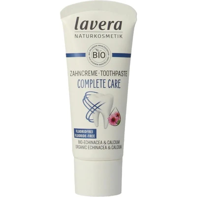 Lavera Tandpasta Complete Care Fluoridevrij Bio Mini (20 ml)