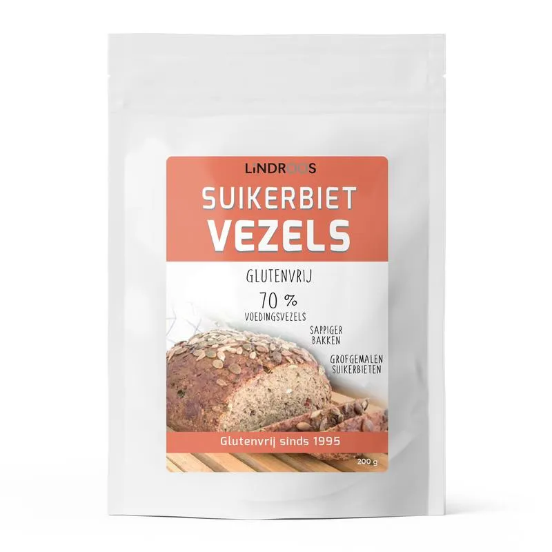 Lindroos Fibrex Suikerbietenvezels Glutenvrij (200 gr)