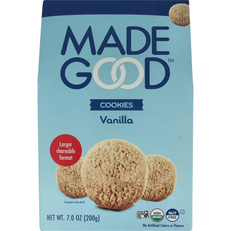 Madegood Crunchy Cookies Vanilla Bio (200 gr)