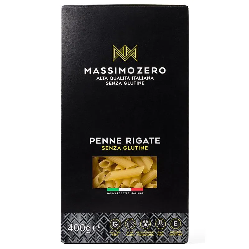 Massimo Zero Penne Rigate Glutenvrij (400 gr)