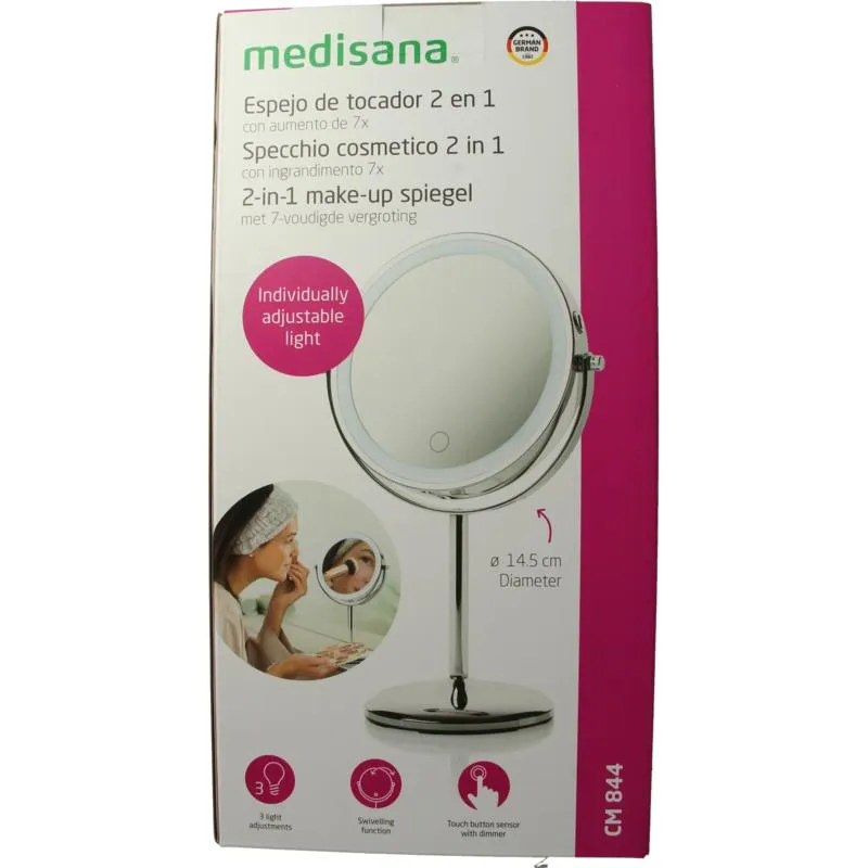 Medisana Cosmeticaspiegel 2 In 1 Cm 844 (1 stuk)