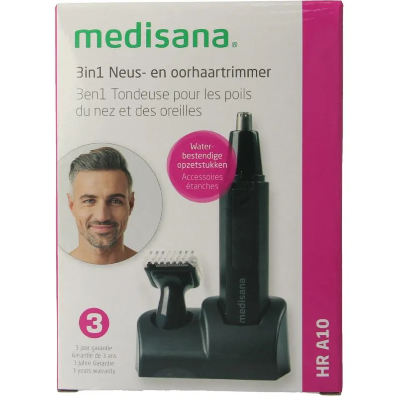 Medisana Neus En Oorhaar Trimmer 3 In 1 Hr A10 (1 stuk)