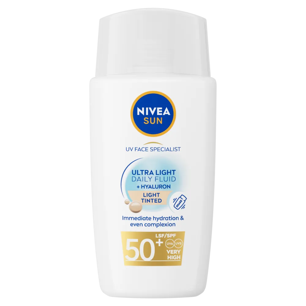 Nivea Sun Face Daily Fluid Spf50 Tint M (40 ml)