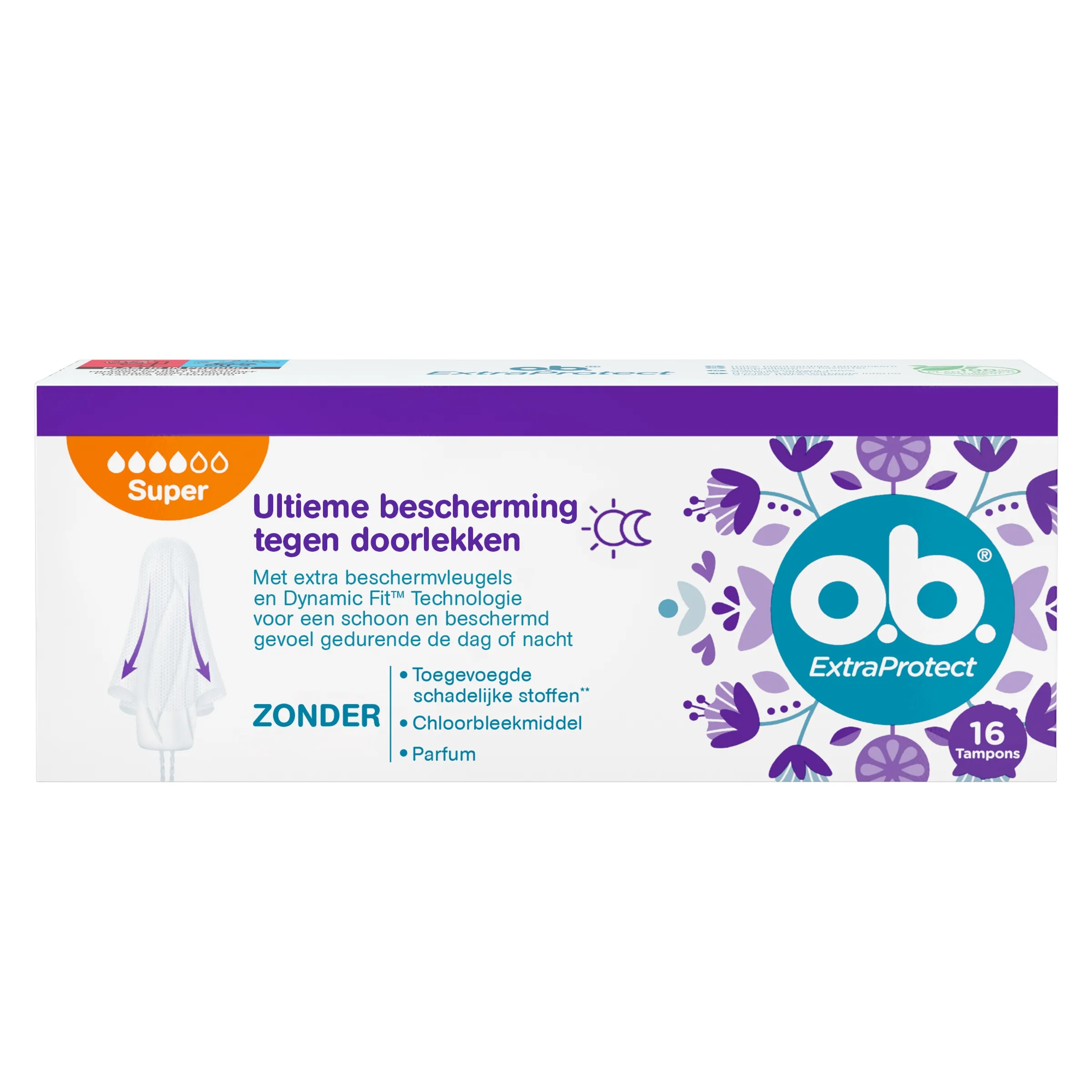 Ob Tampons Extra Protect Super (16 stuks)