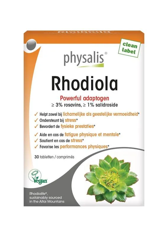 Physalis Rhodiola Bio (30 tabletten)