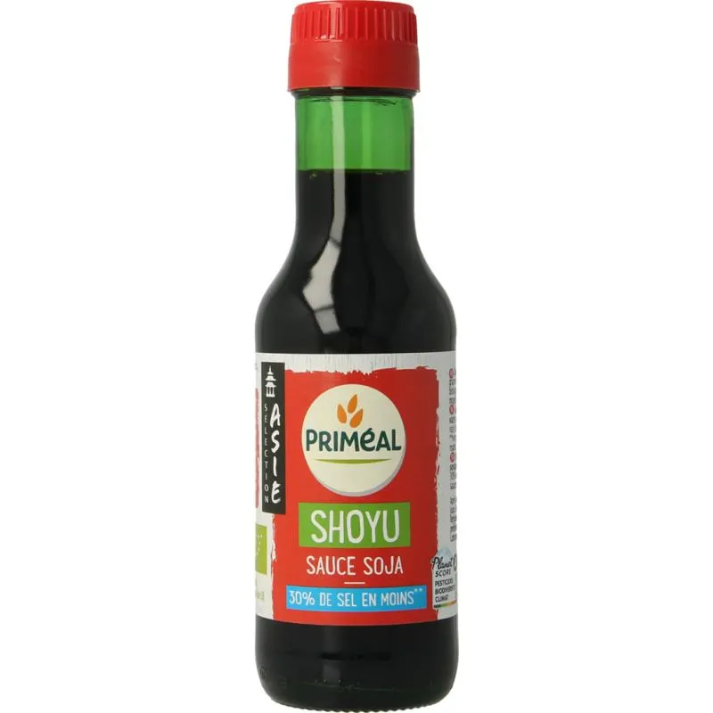 Priméal Sojasaus 30% Minder Zout Bio (125 ml)