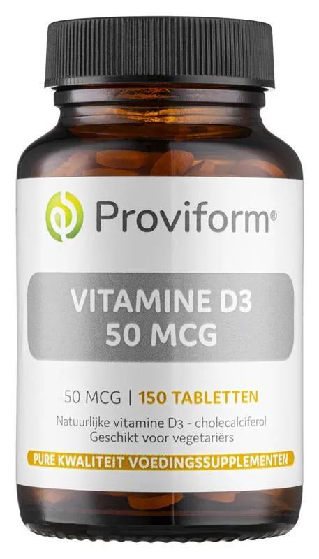 Proviform Vitamine D3 50 Mcg (2000Ie) (150 tabletten)