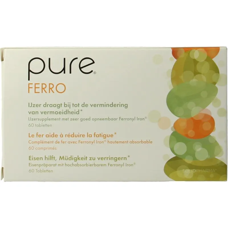 Pure Ferro (60 tabletten)