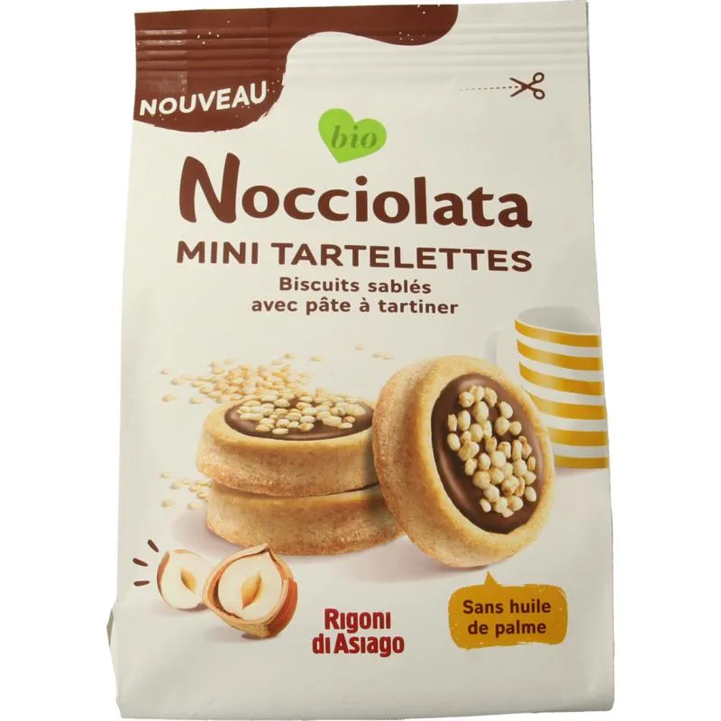Rigoni Di Asiago Nocciolata Tartlets Bio (250 gr)