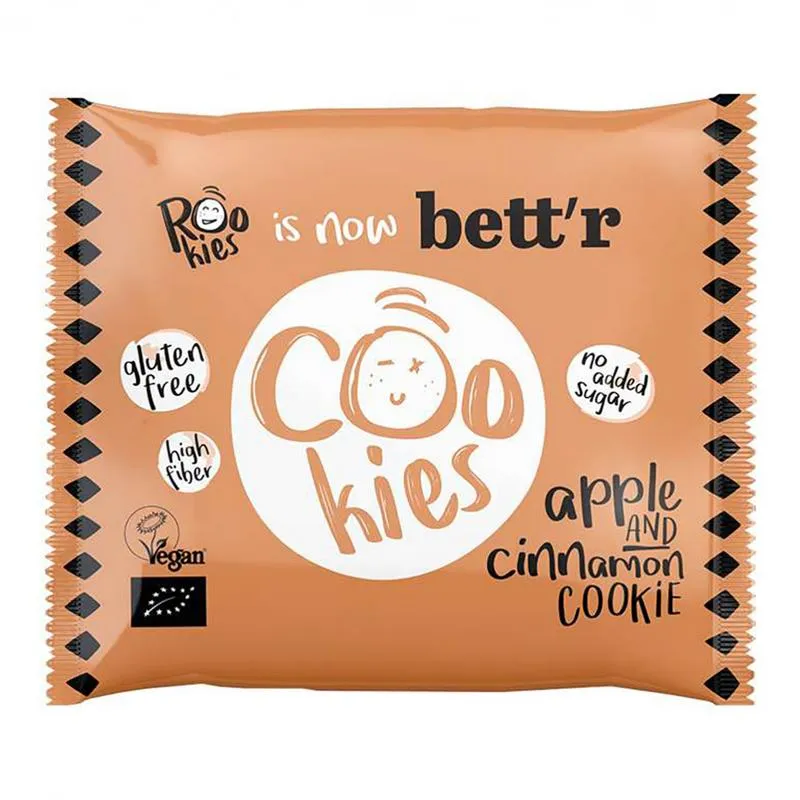 Rookies Cookie Apple & Cinnamon Glutenvrij Bio (40 gr)