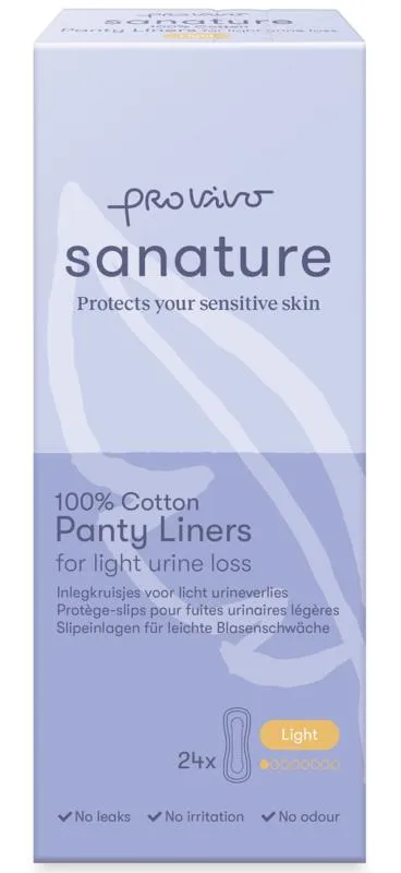 Sanature Pro Vivo Incontinentie Inlegkruisjes Light (24 stuks)