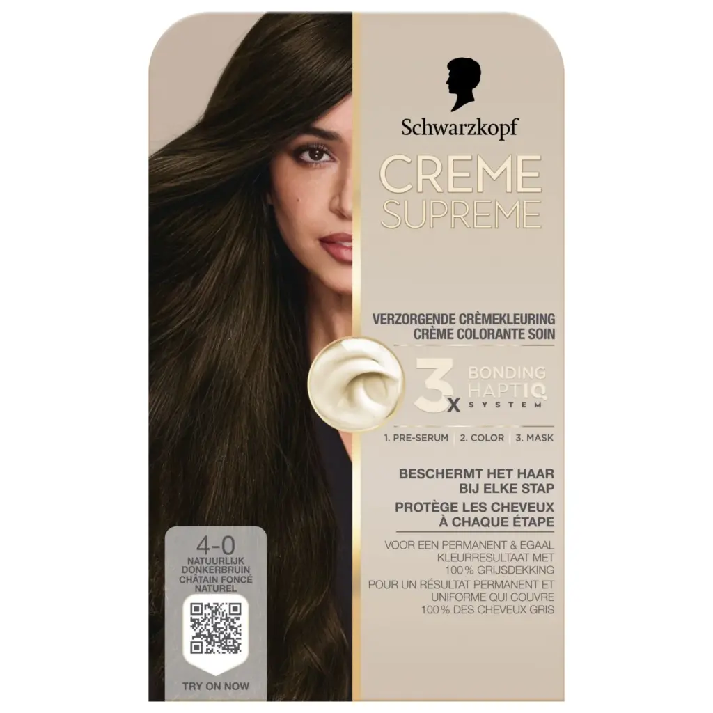 Schwarzkopf Creme Supreme 4-0 Donker Bruin (1 stuk)