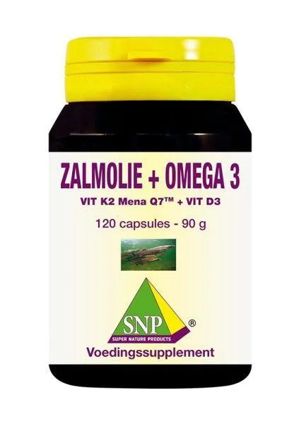 Snp Zalmolie & Vit. K2 Mena Q7 & Vit. D3 & Vit. E (120 capsules)