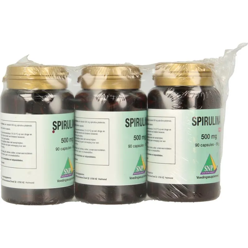 Snp Spirulina 500Mg Puur Aktief (270 capsules)
