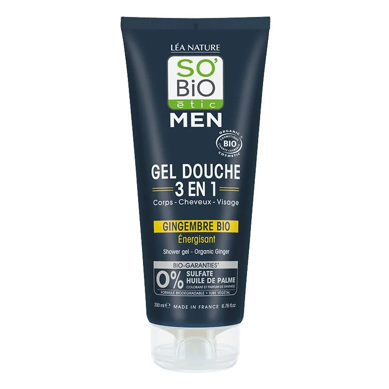 So Bio Etic Showergel For Men 3-In-1 Ginger (200 ml)