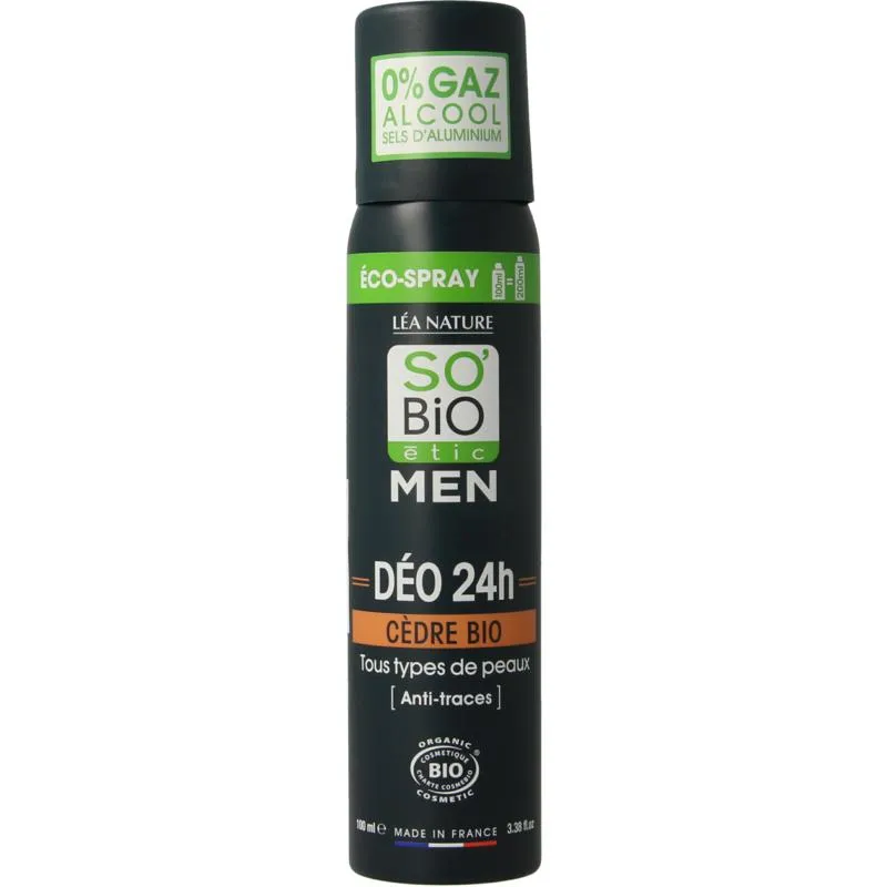 So Bio Etic For Men Deospray Ceder (100 ml)