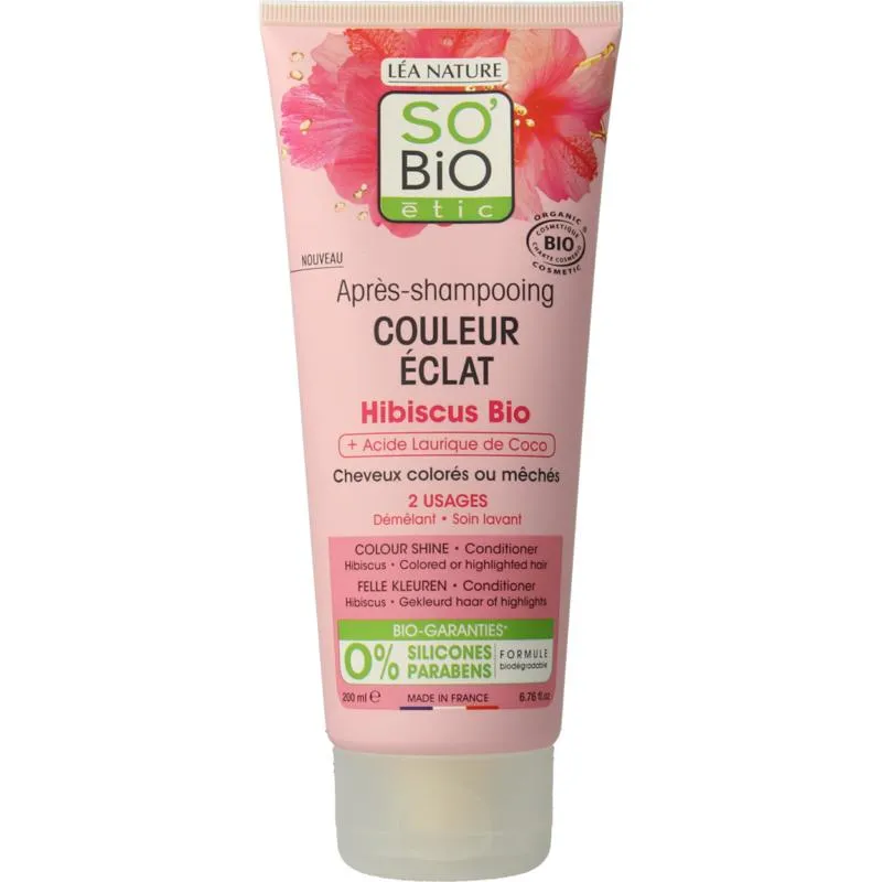 So Bio Etic Conditioner Colour & Shine Hibiscus (200 ml)