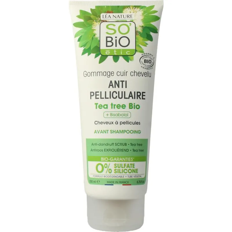 So Bio Etic Haarscrub Anti Roos Tea Tree (200 ml)