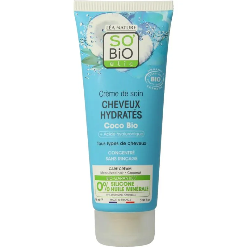 So Bio Etic Leave In Haarmasker Coco Hyaluronic Acid (100 ml)