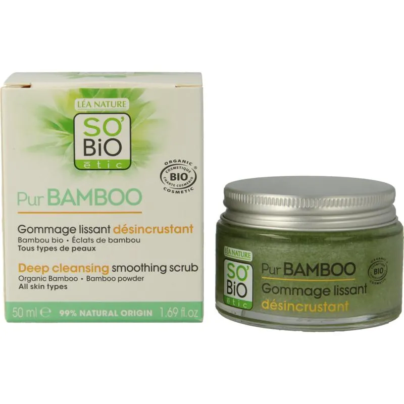 So Bio Etic Bamboo Deep Cleansing Smoothing Scrub (50 ml)