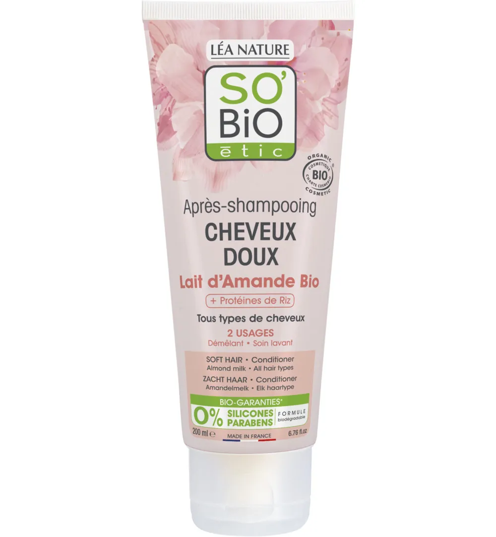 So Bio Etic Conditioner Almond Milk Rice Proteins (200 ml)
