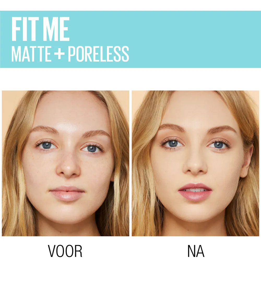 Maybelline New York Fit Me matte & poreless foundation 118 nude (1 stuk) - image 4