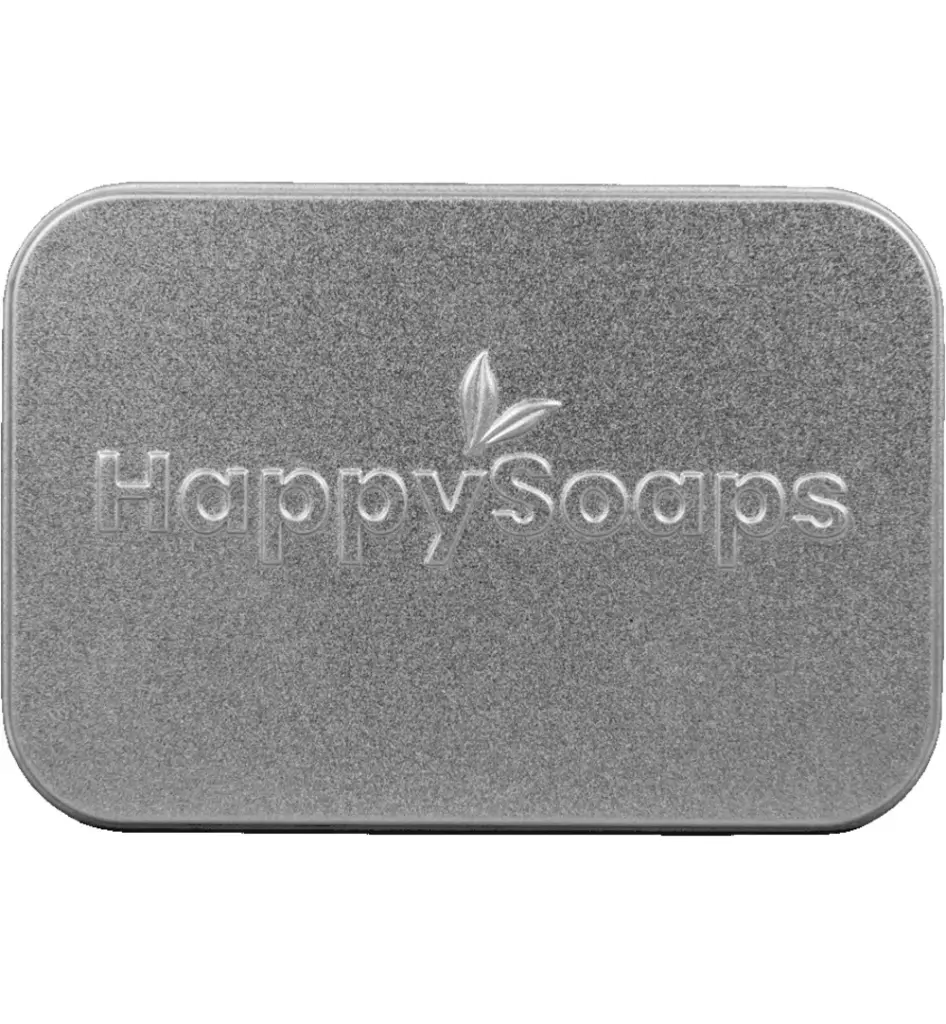 Happysoaps Body Bar Bewaar- En Reis Blik (1 stuk)