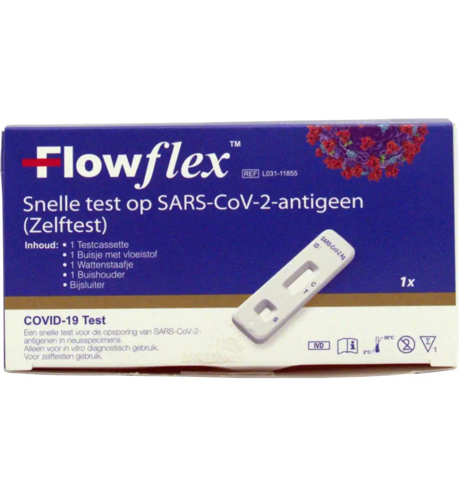 Flowflex Corona, Covid 19 Zelftest (1 stuk)