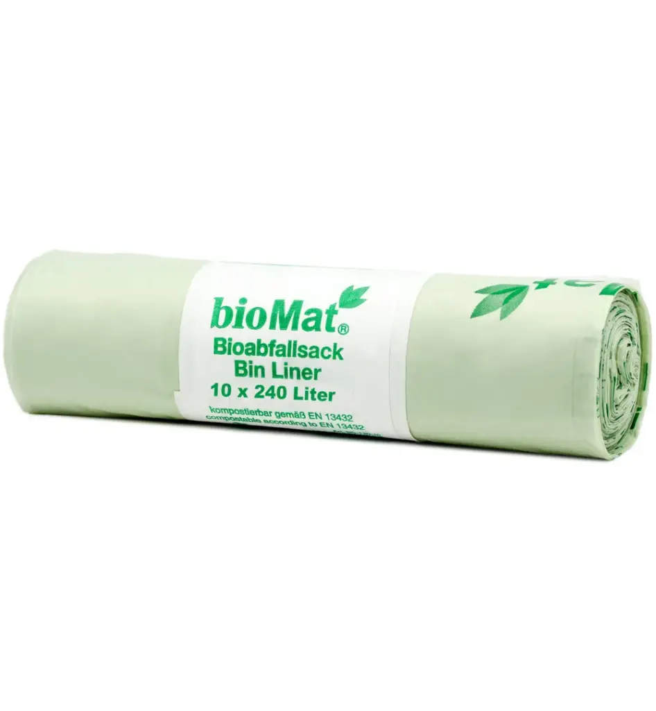 Biomat Wastebag Compostable 240 Liter (10 stuks)