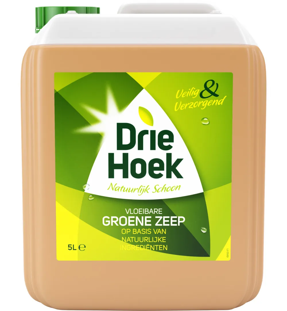 Driehoek Vloeibare Groene Zeep (5000 ml)
