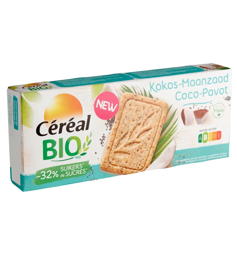 Céréal Bio Kokos maanzaad (132 gr)