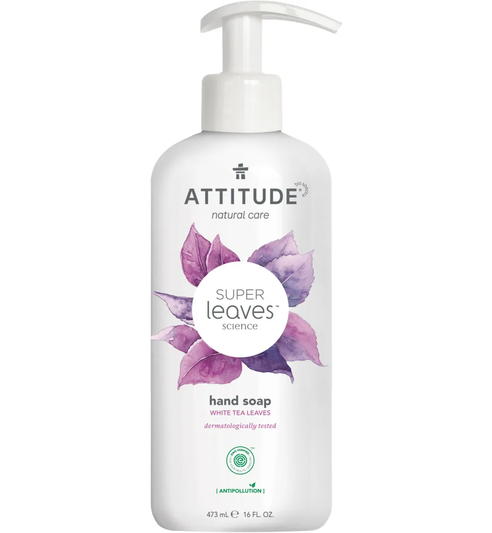 Attitude Super Leaves Handzeep white tea leaves (473 ml)
